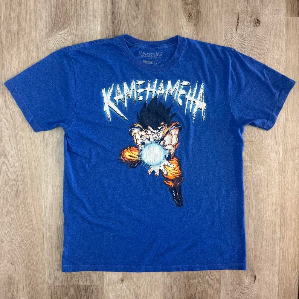 Official Dragon Ball Z Goku Kamehameha Graphic Tee Size L